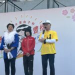 「豊橋公園クリーンアップ大作戦」 匹田雅久 ５３０協議会会長と鈴木亜由子さん。